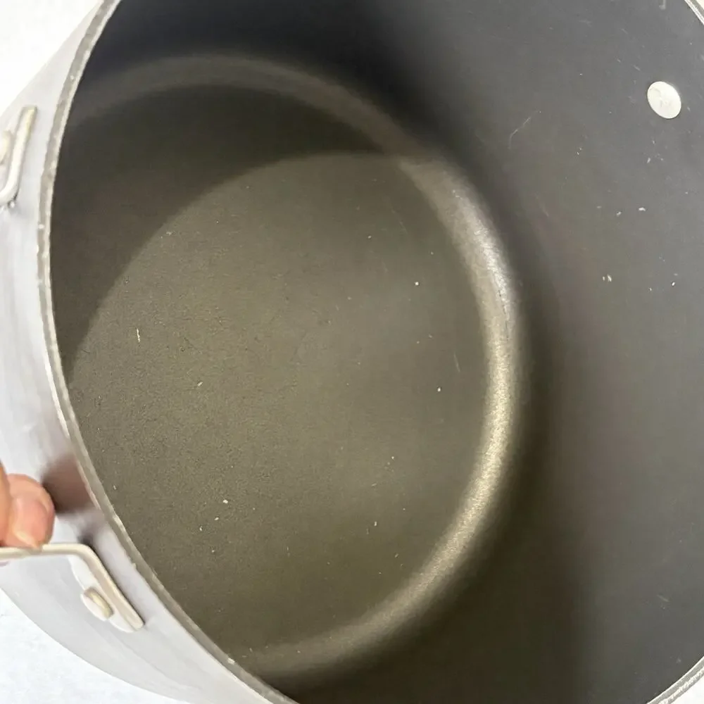 Calphalon 806 Stainless Steel 6 Quart Stock Pot Cooking Saucepan Pan with Lid